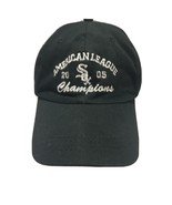 Chicago White Sox Embroidered 2005 American League Champions Black Hat D... - £35.83 GBP