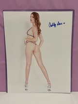 Ashley Lane Super Sexy Long Legs Signed Autograph 8x10 Adult Model Actress - $29.02