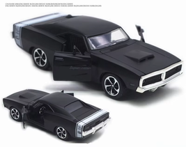 Black 1:32 Challenger Vintage Classic Alloy Car Model Diecasts Toy Sound... - $21.99