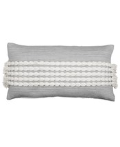 Lush Decor Linear Dotted Decorative Pillow,Off White/Gray,13 X 24 - £31.65 GBP
