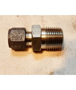 Parker Tube Fitting 1/2&quot; MNPT-3/8” OD Tubing Male Conn Gas Tight UPUX SS... - $280.05 MXN