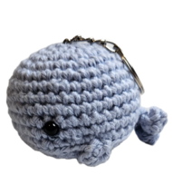 Crochet Whale Keychain (Blue) - $10.00