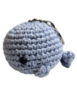 Crochet Whale Keychain (Blue) - $10.00
