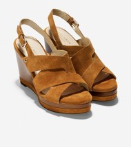 Women&#39;s Cole Haan Laci Platform Wedge Sandals, W16888 Multiple Sizes Bri... - £79.71 GBP