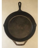 Lodge 12&quot; Cast Iron Skillet Frying Pan 10SK Made in USA Double Handles Pour - $655.80 MXN