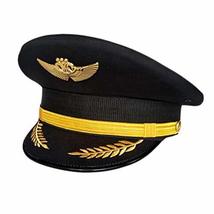 George Jimmy Aircraft Captain Cap Uniform Aviation Cap Railway Hat Costu... - £22.41 GBP