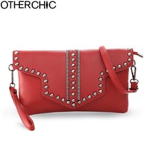 OTHERCHIC Women Fashion Rivet Clutch Bag Women Small Crossbody Bags - £32.03 GBP