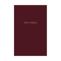 The Holy Bible: King James Version, Burgundy, Leatherflex, Gift &amp; Award Bible, R - £9.75 GBP