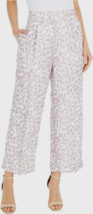 J.Crew Sz 0 Taryn Pleated Linen-Blend Pants Crop Lilac Giraffe Print $150 NEW! - £17.11 GBP