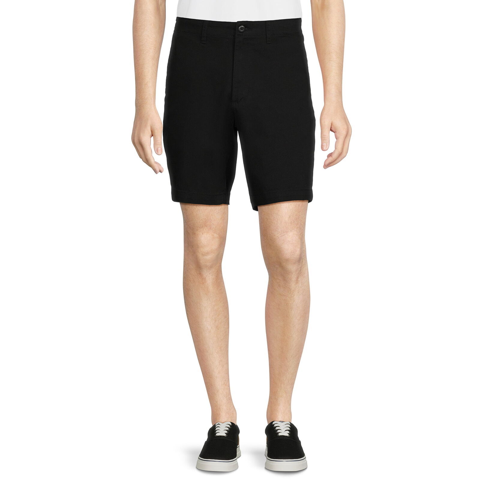 Primary image for George Men's and Big Men's Flat Front Shorts, 9" Inseam, Size 32 Color Black