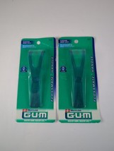 2x GUM FLOSSMATE HANDLE For Dental Floss One Handed Flossing Green NEW O... - £35.91 GBP