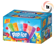 1x Pack Pop-Ice Original Assorted Freezer Pops | 80 Pops Per Pack  | 1oz - £28.47 GBP