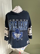 Toronto Maple Leaf Vintage Shirt 3/4 Sleeve Oversized Women’s Xl 2000s Hockey - £7.89 GBP