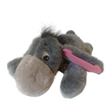 Disney Eeyore Lying Down Stuffed Animal Plush Tail Detaches Embroidered ... - £15.54 GBP