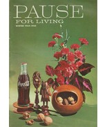 Pause for Living Winter 1964 1965 Vintage Coca Cola Booklet Christmas Ho... - £5.51 GBP