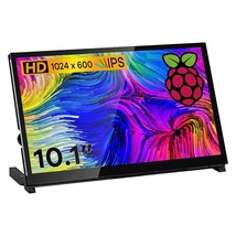 10.1&quot; Ips Lcd Capacitive Touch Screen Hdmi Display Portable Monitor 1024X600 Bui - £103.10 GBP