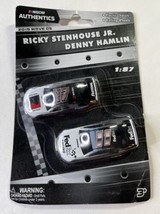 Ricky Stenhouse Jr. Denny Hamlin Nascar Authentics 1:87 Scale - $6.79