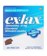 EX-LAX REGULAR STRENGTH CHOCOLATE 48 PIECES 12/2027 - $221.07 MXN