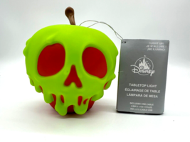 Disney Parks Halloween Snow White Poisoned Apple Tabletop Lamp Light Poison 2024 - £30.57 GBP