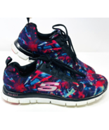Women&#39;s Skechers Sport Flex Memory Foam Cosmic Ray Galaxy Tennis Shoes S... - €25,84 EUR