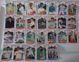 1988 Fleer Boston Red Sox Team Set Of 26 Baseball Cards - $4.00