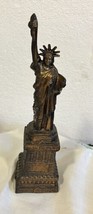 Statue Of Liberty Copper Or Bronze 9.25” Figurine New York Harbor  - $39.27