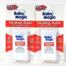 2 Count Baby Magic 0.5 Oz Healing Balm Eczema Care 15% Organic Shea Butter - £12.48 GBP