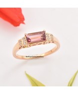 Pink Tourmaline Ring, Women Ring, 925 Sterling Silver Ring, Tourmaline J... - £80.15 GBP