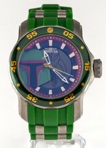 Invicta Men&#39;s Star Wars Boba Fett Men Watch w/ Original Box 39541 - $125.24