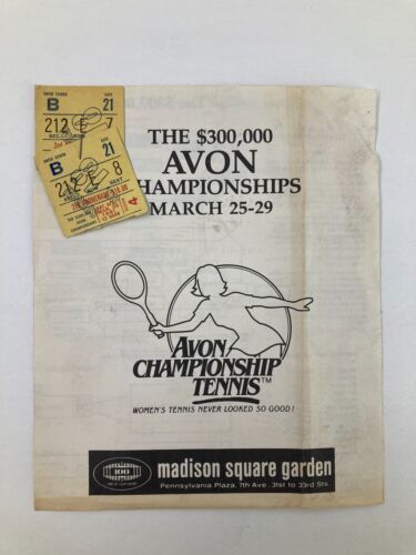 1981 The 300,000 Avon Championships Tennis and 50 similar items