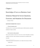 Solution Manual for Canadian Business and the Law 7th edition by Philip ... - $17.99