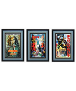 Godzilla Monster Movie Poster set Finest Quality Prints &amp; Framing - $211.99 CAD
