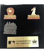 Baseball All Star Commemorative Pin Set 2000 All Star Game Atlanta 3 Pins - £6.72 GBP