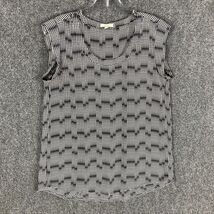 Pleione Blouse Women&#39;s Small Short Sleeve 100% Polyester Adults S - $16.73 CAD