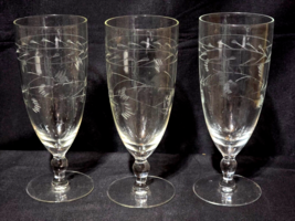 Antique Glastonbury - Lotus Pattern 1500-37 Iced Tea Beverage Glass - Set Of 3 - $22.75