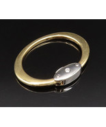 FOPE 18K GOLD - Vintage Polished Two Tone Genuine Diamonds Key Ring - GO... - £1,507.85 GBP