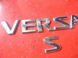 07 08 09 10 11 12 Nissan Versa S Rear Trunk Chrome Emblem Logo Badge Oem Factory - £9.94 GBP