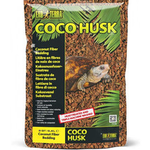 Exo Terra Coco Husk Coconut Fiber Bedding for Reptile Terrariums 8 qt - £44.72 GBP