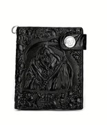 New Grim Reaper Wallet Mens Gothic Skeleton Death Biker Horror Embossed ... - €85,75 EUR
