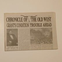 Chronicle of the Old West March 2008 Grant&#39;s Condition , Trouble Ahead - $149.98 MXN