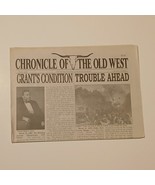 Chronicle of the Old West March 2008 Grant&#39;s Condition , Trouble Ahead - $149.98 MXN