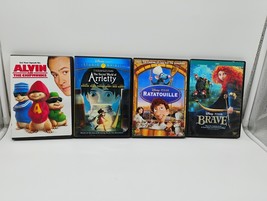 Four Children / Family Night DVD&#39;s - Brave, Ratatouille, Alvin, Arrietty - $93.18 MXN