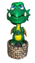 Adam’s Apple Bobbin Heads Dragon 2000 Rare - $34.67