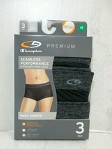 C9 Champion Women&#39;s 3pk Premium Seamless Performance Body Shorts, Black,... - £6.56 GBP