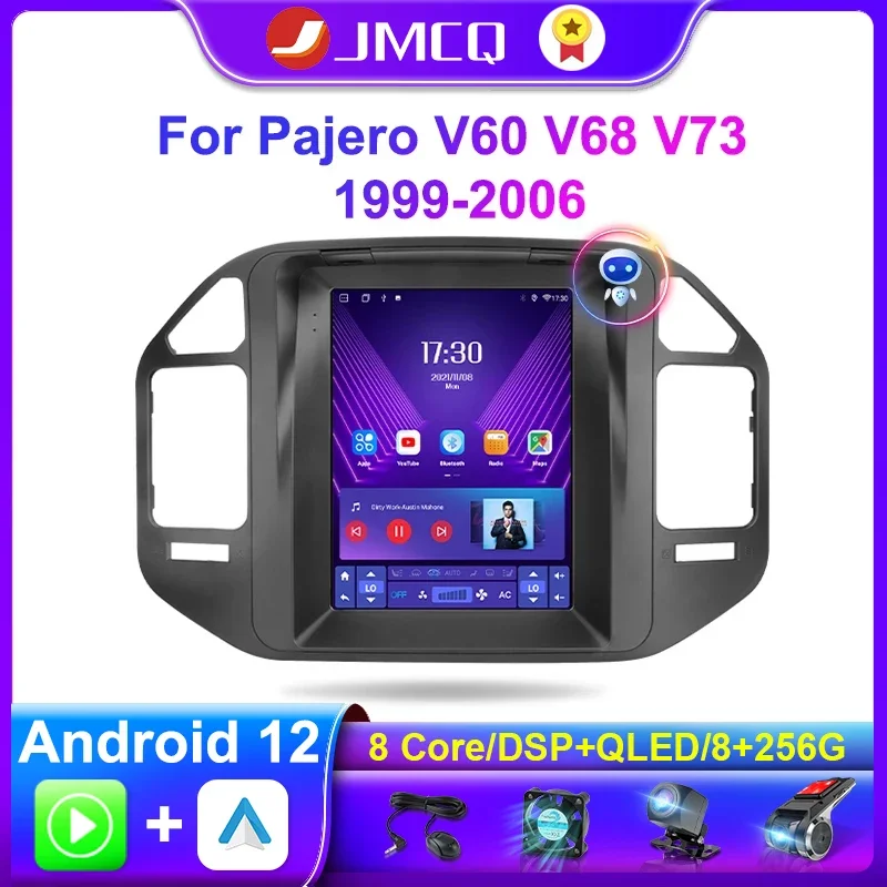 JMCQ Android 12 Car Multimedia Player For Mitsubishi Pajero V60 V68 V73 - £129.03 GBP+