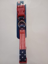 Youly The Citizen Large American Flag Dog Collar 16-26&quot; Fourth of July - £9.02 GBP