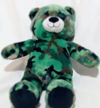 Build A Bear Camo Military Army Marines Bear Plush 16&quot; Camouflage - £11.98 GBP