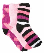 Betsey Johnson Socks 3 pairs Cozy Gift Box NEW - £18.96 GBP