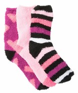 Betsey Johnson Socks 3 pairs Cozy Gift Box NEW - £17.88 GBP