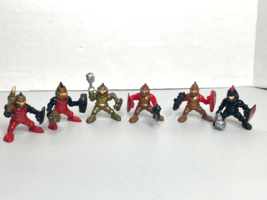 Fisher Price 1994 Great Adventures Castle Red Gold Black Knights  Lot of 6 - £31.65 GBP